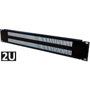 ELECTRIDUCT 19" Universal Blank Rack Mount Panels - Electriduct QWM-ED-WM-VENT-2U